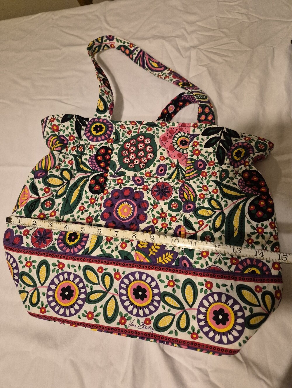Vera Bradley Floral Quilted Tote Bag - Multicolor